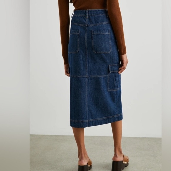 Rails Tasha Skirt - Raw Denim - Picture 4 of 16